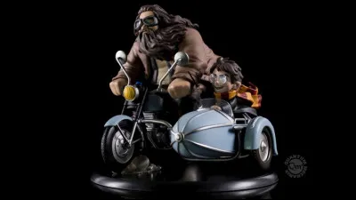 Quel objet est utilisé pour faire le Portoloin que Harry et Hagrid doivent prendre pour rejoindre le Terrier après la bataille des sept Potter ?