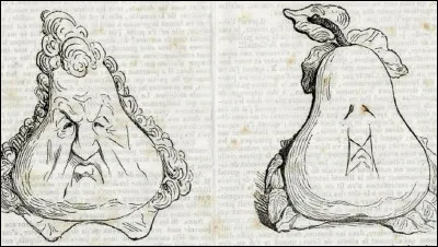 Quel roi fut souvent caricaturé sous forme de poire ?