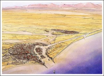 Ville italienne, d'abord étrusque puis port romain sur l'Adriatique, elle est élevée en 402 au rang de capitale de l'Empire romain d'Occident puis elle devient capitale du royaume ostrogoth.