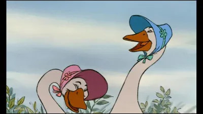 Comment s'appellent les deux oies ?