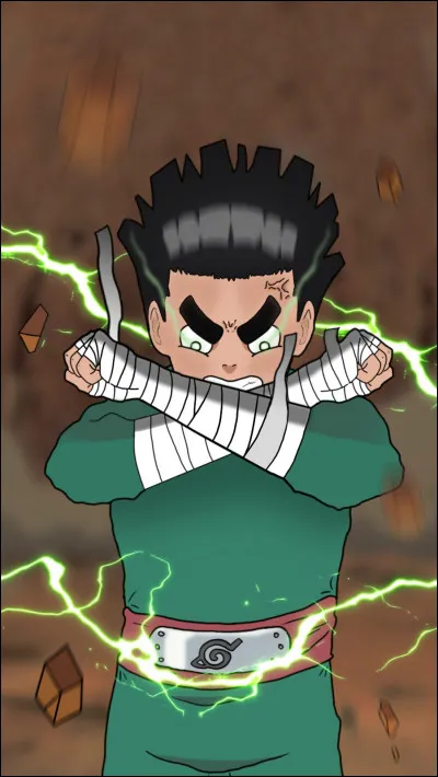 Rock Lee ne peut se servir que du Taijutsu.