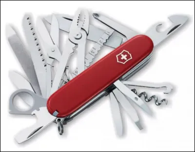 À quel personnage fictif le couteau suisse est-il associé ?