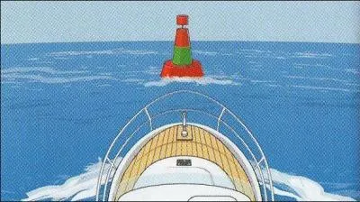 Dans chenal d'accs  un port, vous rencontrez cette balise. O se situe le chenal prfr ?