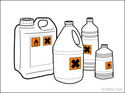 Si je dois transvaser un produit chimique dans un autre contenant je dois :