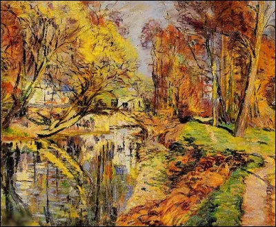 Quel peintre est l'auteur du tableau "Les Rives de l'Orge à Epinay" ?