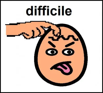 « Ce quiz est ardu et il est parfois délicat de trouver les bonnes réponses. Les questions sont dures de temps en temps. »
Combien y a-t-il de synonymes pour "difficile" dans l'énoncé ci-dessus ?