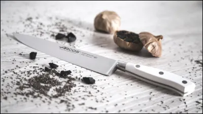 Quel symbole figure sur le manche du couteau épluche-légumes appelé "économe" par Therias et LEconome ?