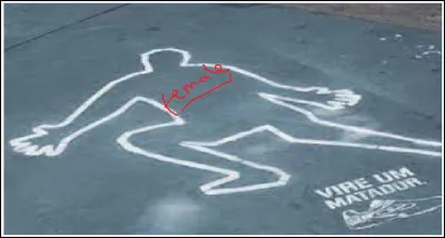 Sur la scène du crime un mot a été écrit sur le corps (voir image). Malheureusement on ne sait plus si c'est Baptiste ou Anna qui était placé là. Qui des deux était placé là ?