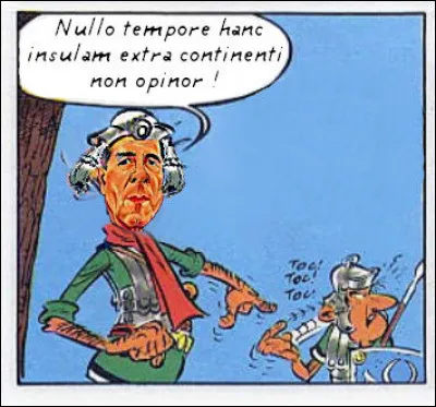 De Iannus Ludovicus Debreæ, alors président de l'Assemblée, à propos de la Corse.