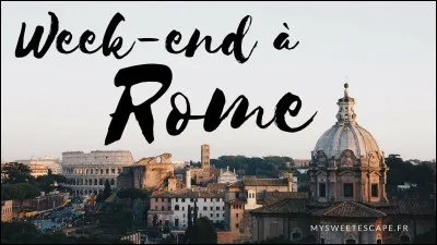 Qui chante "Week-end à Rome" ?