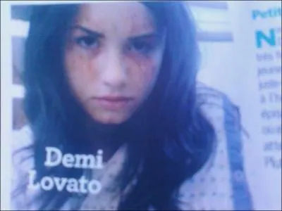 Pour quelle srie o Demi est lors d'un pisode, cette photo a-t-elle t prise ?