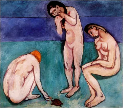 Qui a peint "Baigneuses à la tortue" ?