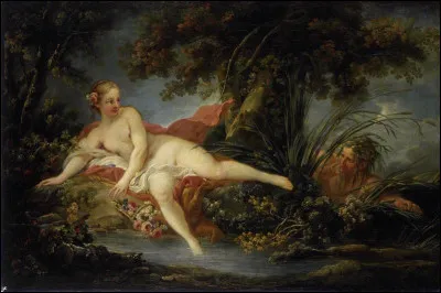 "La Baigneuse surprise" est un tableau de quel peintre français du XVIIIe ?