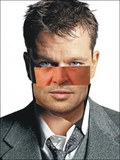 A qui est ce visage (cheveux et yeux) ce nez et cette bouche, dans ce mme ordre ?