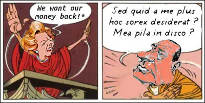 Ce "vif échange" eut lieu lors d'un sommet européen, alors que Iacobus Chiracus était "M. le Premier ministre"