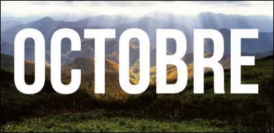 Comment dit-on octobre ?