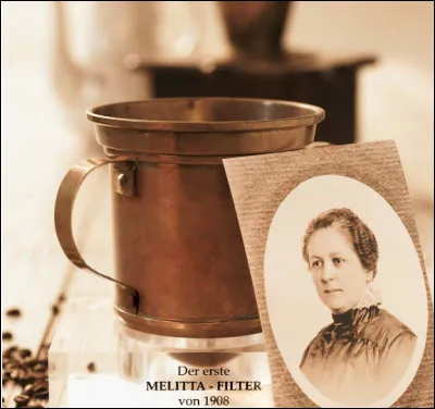 Qui est cette Melitta, entrepreneuse allemande, inventrice du filtre à café en papier en 1908 ?