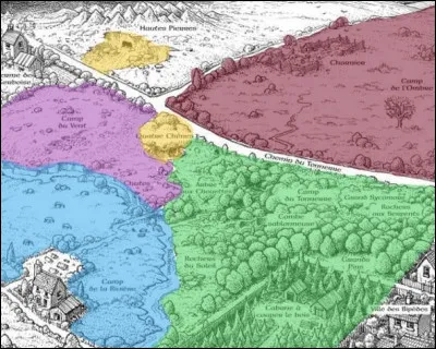 À qui appartient le territoire en bleu ?