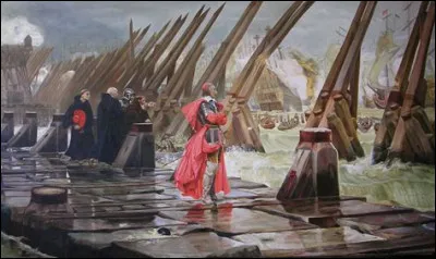 Quand les mousquetaires se rendent au siège de la Rochelle, contre qui se battent-ils ?