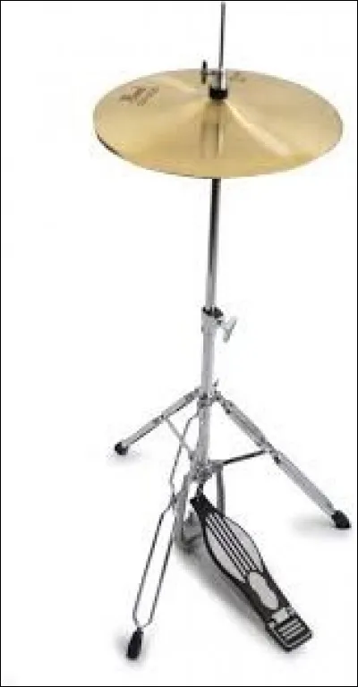 Toute bonne batterie en possède une. Quel est le nom de cette cymbale ?