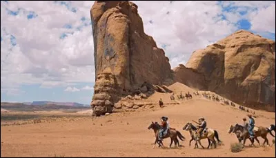 John Ford nous fait admirer le grand Ouest en 1956 dans "La Prisonnière...