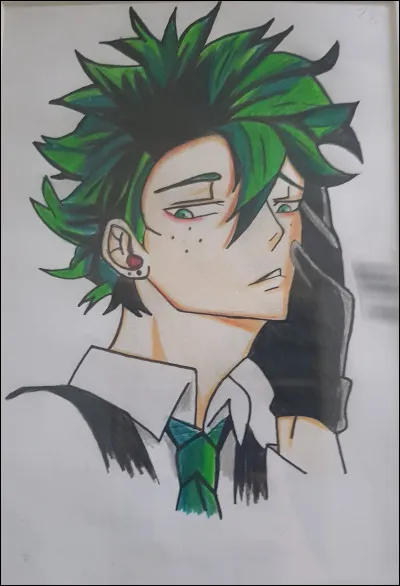 C'est un fanart d'un personnage de MHA. Qui est-ce ?