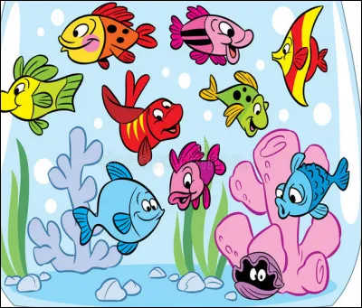 "Les Petits Poissons dans l'eau" : les petits poissons dans l'eau nagent aussi bien que les gros. Les petits, les gros nagent... Les gros, les petits nagent bien aussi.