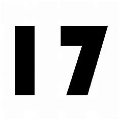 Et ''17'' ?