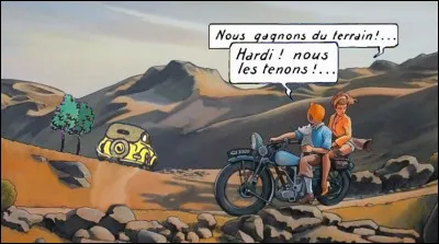 Notre héros a préféré une jeune femme aux Dupondt, comme passagère... [Quel est cet album ?]