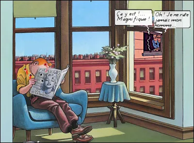 Tintin est mort ! Non ! Mais c'est bien imité, non ?
[Quel est cet album ?]