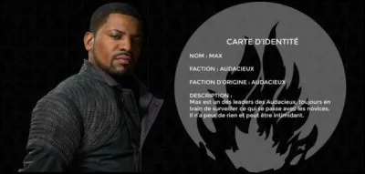 Qui joue le rôle de Max ?