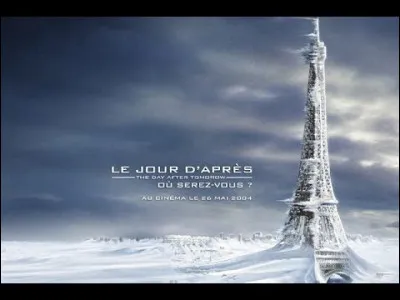 Quel acteur est à l'écran dans le film "Le Jour d'après" ?