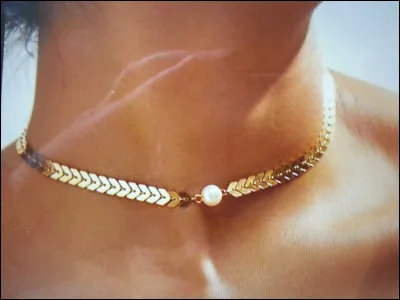 J'ai cassé se très joli collier ras du cou qui coûte une petite fortune.