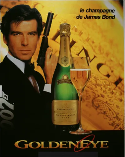 Quel est le nom de la marque de Champagne indissociable de la saga "James Bond" ?