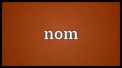 Quel est son nom de famille ?