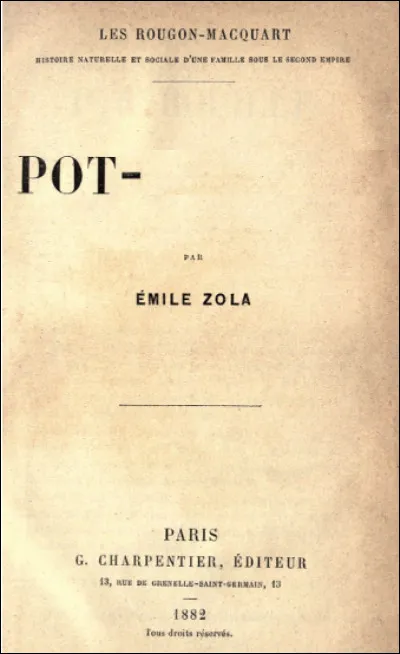 Quel est le titre du roman d'Émile Zola qui raconte la cuisine interne dans un immeuble de Paris entre ses habitants concernant les affaires de mariages, d'adultères et d'héritages ?