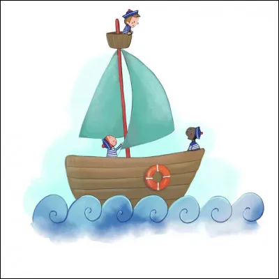 Que font les marins pour décider qui sera mangé dans la comptine « Il était un petit navire » ?