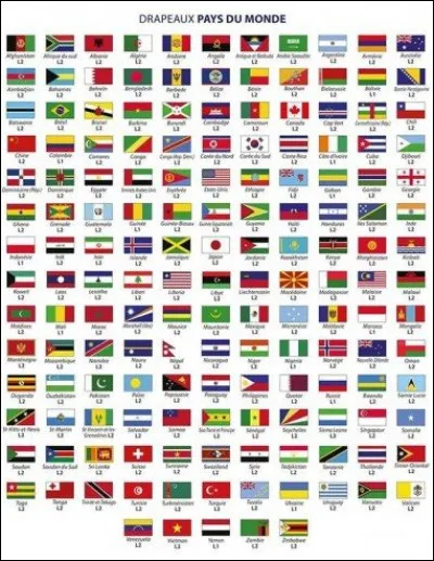 Quel est lintrus parmi ces drapeaux ?