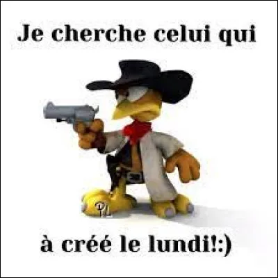 Quel c&eacute;l&egrave;bre chat de bande dessin&eacute;e d&eacute;teste le lundi ?