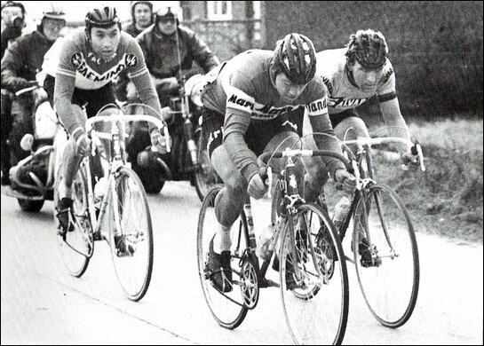 Il l'emporte en 1970, devant Godefroot et Merckx, puis à nouveau en 1972 et 1973 : c'est ...