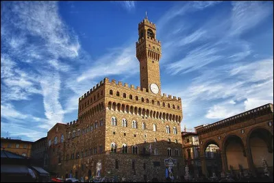 Le Palazzo Vecchio, construit au d&eacute;but du XIVe si&egrave;cle, se trouve &agrave; ...
