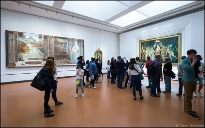 Le Mus&eacute;e des Offices, avec ses tableaux des artistes de la Renaissance, se trouve &agrave; ...