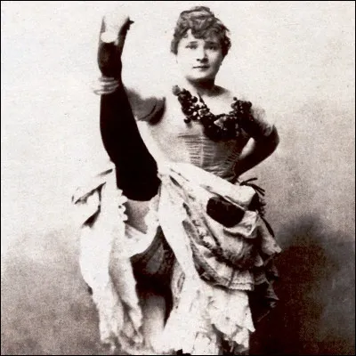 Sous quel nom était plus connue la danseuse de cancan Louise Weber ?