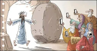 Terminez cette citation de Jean Charles : Quand le Christ fut ressuscité, il apparut ...