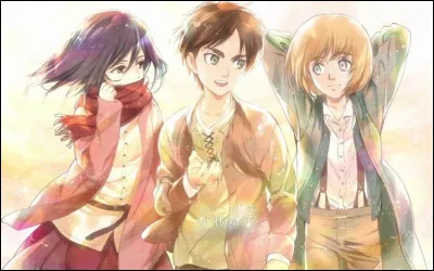 Par quel moyen Armin Arlelt, Eren Jaëger et Mikasa Ackerman prennent-ils la fuite après la chute de Shiganshina ?