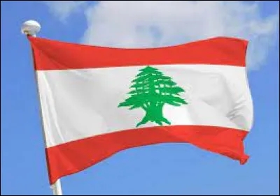 Quel arbre est représenté sur le drapeau du Liban ?
