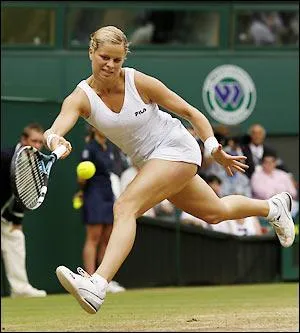 Kim Klijsters a failli pouser :