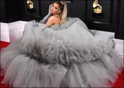 Qui est cette célèbre chanteuse américaine vêtue d'une robe gris perle lors des Grammy Awards 2020 ?