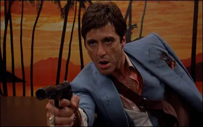 Quel est ce film de gangsters américain de 1983 réalisé par Brian de Palma, l'histoire d'un malfrat de Chicago qui tue son patron et veut prendre le contrôle du gang rival, avec Al Pacino en vedette ?