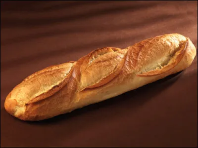 Quel est le poids d'une flûte ou gros pain, variété de pain français ?